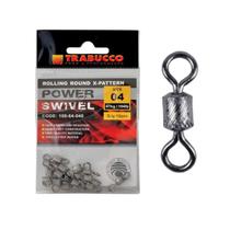 Girador MX Trabucco X-Pattern Nº04 12 Peças 47kg 104lb Aço Inoxidável Girador MX Trabucco X-Pattern Nº04 12 Peças 47kg 104lb Aço Inoxidável