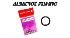 Girador Solid Ring Black Nickel N 8 - Albatroz Fishing - 6 pçs