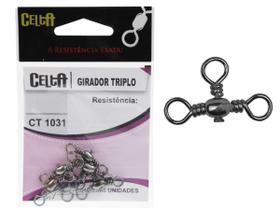 Girador Triplo Celta Nº 3 Black 75lb / 33,9kg - 5 Peças