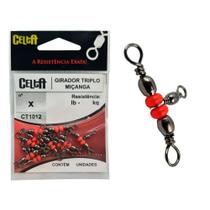 Girador Triplo Miçanga Para Pesca - Celta Girador Triplo Miçanga Para Pesca - Celta