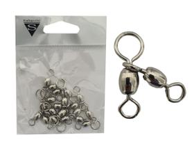 Girador Triplo Simples Nº 3 Silver 40Lb - 10 Peças - VFOX