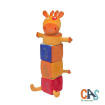 Girafa Amiga Pirâmide - Pelúcia - CAS Brinquedos