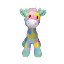 Girafa Baby Colorida de Pelúcia 30cm Muito fofa