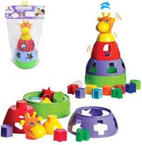 Girafa baby didatico na solapa 30x15x15cm - MERCO TOYS