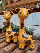 Girafa Cachepô Decorações e Enfeites de Cerâmica