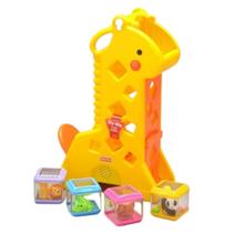 Girafa Com Blocos Brinquedo Educativo 6m+ B4253 Fisher Price