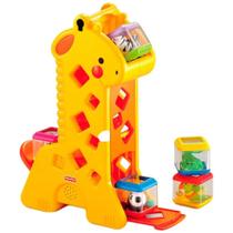 Girafa Com Blocos Educativos, Encaixe e Som Fisher Price Mattel - 027084033953