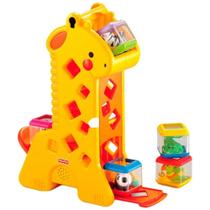 Girafa Com Blocos Educativos, Encaixe e Som Fisher Price Mattel - 027084033953 Girafa Com Blocos Educativos, Encaixe e Som Fisher Price Mattel - 027084033953