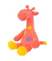 Girafa Com Bolinhas Coloridas De Pelúcia - 29cm - Decoração
