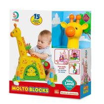 Girafa De Atividades Infantil Amarela Baby Land Cardoso 8016