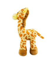 Girafa De Pelúcia Amarela Em Pé 34cms