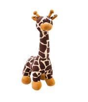 Girafa de Pelúcia em Pé 34cm Fofa, Macia e Antialérgica