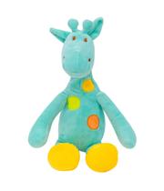 Girafa de Pelúcia Verde com Pintas Coloridas 29cm