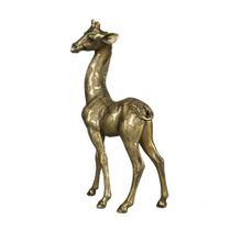 Girafa de Resina Dourada 18,9x8,6x37cm - BTC
