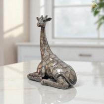 Girafa Decorativa em Gesso 31 Cm Cinza Estilo Moderno para Decoração VÁRIAS VARIEDADES Girafa Decorativa em Gesso 31 Cm Cinza Estilo Moderno para Decoração VÁRIAS VARIEDADES