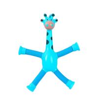 Girafa Estica e Gruda com LED Brinquedo Sensorial Educativo