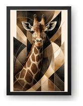 Girafa Geométrica Moderna 50x70cm