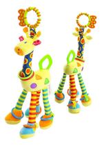Girafa Girafinha Mordedor Pelúcia Brinquedo De Bebê