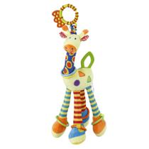 Girafa Mordedor Móbile Brinquedo Pelúcia Chocalho Para Bebê - Sonho de Criança