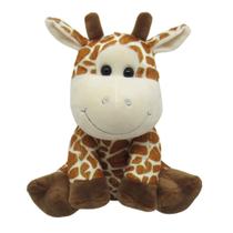 Girafa Pelúcia Safari 25cm Decoração Quarto Infantil Bebê - Ciranda Arte Criativa