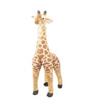 Girafa Realista Em Pé 79Cm - Pelúcia - Fofy Toys