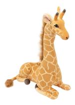 Girafa Safari Realista Deitado 55cm Pelúcia