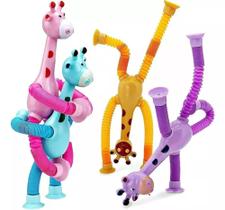 Girafa Ventosa Divertida Brinquedo Infantil Criança Cores Sortidas - Trends