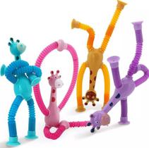 Girafas Pop It Tubo Led Estica E Gruda Montessori Magic Unid Girafas Pop It Tubo Led Estica E Gruda Montessori Magic Unid
