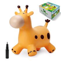 Giraffe Hopper inflável Bouncing HotMax para crianças de 3 a 12 anos