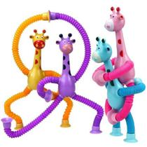 Girafinha Pop It Com Led Anti Stress Infantil Fidget Envio Imediato