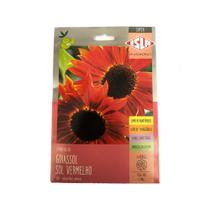 Girassol Sol Vermelho - 2.40gr De Sementes Girassol Sol Vermelho - 2.40gr De Sementes