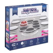 Giratório Lazy Susan Revolution Conjunto Completo Cinza-escuro