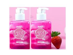 Girl Gel Aromatizante Beijável Morango Com Creme Kit C/ 2 Unidades Girl Gel Aromatizante Beijável Morango Com Creme Kit C/ 2 Unidades