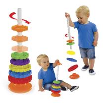 Giro Mágico Dismat - Brinquedo Educativo Infantil com Engrenagens Coloridas