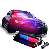 Giroflex Carro Parabrisa Led Vermelho Azul Ventosa Suporte Giroflex Carro Parabrisa Led Vermelho Azul Ventosa Suporte