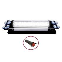 Giroflex Giroled Flash Interno Para-brisa Estrobo Branco 12v Giroflex Giroled Flash Interno Para-brisa Estrobo Branco 12v