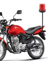 Giroflex Giroled Vermelho 12V E Haste Para Moto Giroflex Giroled Vermelho 12V E Haste Para Moto