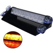 Giroflex Interno 12V Led Viatura Polícia Guincho Parabrisa Strobo Giroled Rayx Lt2032