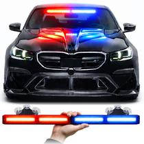 Giroflex Polícia Barra Led Parabrisa Azul Vermelho 59cm Giroflex Polícia Barra Led Parabrisa Azul Vermelho 59cm