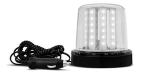 Giroled Giro Led Giroflex Carro Moto Led Branco 12 / 24v Com Imã E Fio Espiral