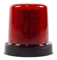 Giroled Giroflex 24v Vermelho Parafuso 128 Leds Efeitos 10w