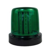 GiroLED Verde 10W 12/24V 54 LEDs Fixação Parafuso