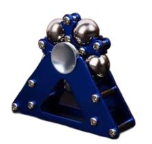 Giroscópio Hand Spinner Profissional Função Dupla Lux Azul - Mega Block Toys
