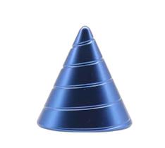 Giroscópio Mesa Alumínio Anti Estresse Relaxante Cone Blue