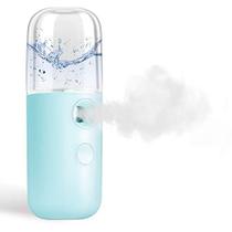 GIVERARE Nano Facial Steamer, Handy Mini Mister, USB Rechargeable Mist Spray, 30ml Visual Water Tank Hidratante & Hidratante para o Rosto, Maquiagem Diária, Cuidados com a Pele, Extensões de Cílios-Azul
