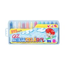 Giz Aquarelável Blistado BYZmark 12 Cores Giz Aquarelável Blistado BYZmark 12 Cores