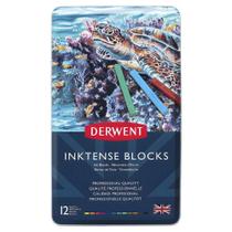 Giz Aquarelavel Profissional Derwent Inktense Blocks 12 Pçs Giz Aquarelavel Profissional Derwent Inktense Blocks 12 Pçs
