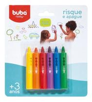 Giz Caneta Risque E Apague Banho Criança Buba