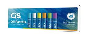 Giz Cera Oleo 24 Cores Oil Pastels Cis