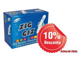 Giz Colorido Zig Giz - 50 unidades